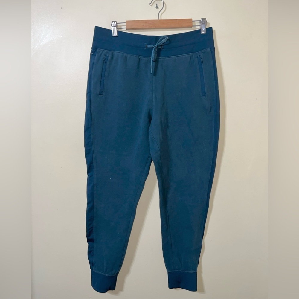 Lululemon Get Going Jogger Pants Cotton Submarine Teal Color Size 10 Women’s - Picture 3 of 4